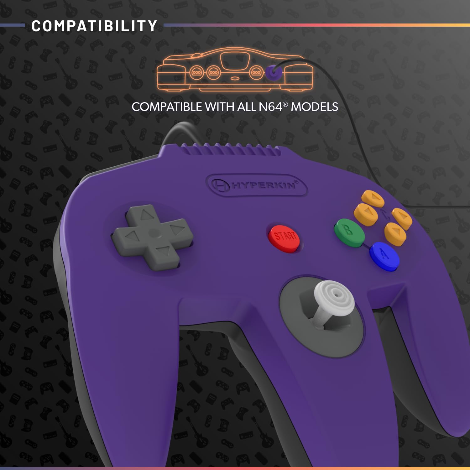 Amazon.com: Hyperkin Captain Controller for N64, Wired Gamepad